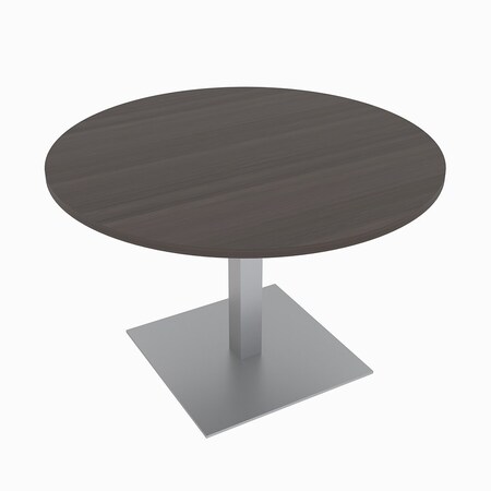 Skutchi Designs 45.25 in W, 45.25 in L, 29 in H, Engineered Wood Top, Brown HAR-RD-46-SQ-XD1025